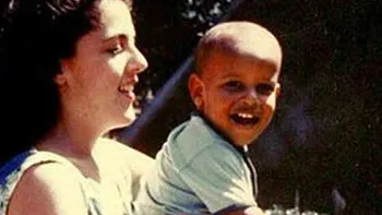 Barack Obama with his mother, Ann Dunham, c. 1960s. (Presidents, Barack H. Obama)