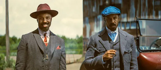 Sinners" official screen capture from the 2025 film starring Michael B. Jordan as Smoke/Stack and directed by Ryan Coogler. Television, Movies, American, Horror,